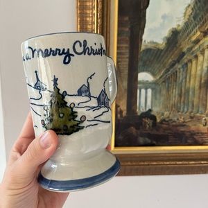 Antique Louisville Stoneware Co. Christmas Mug